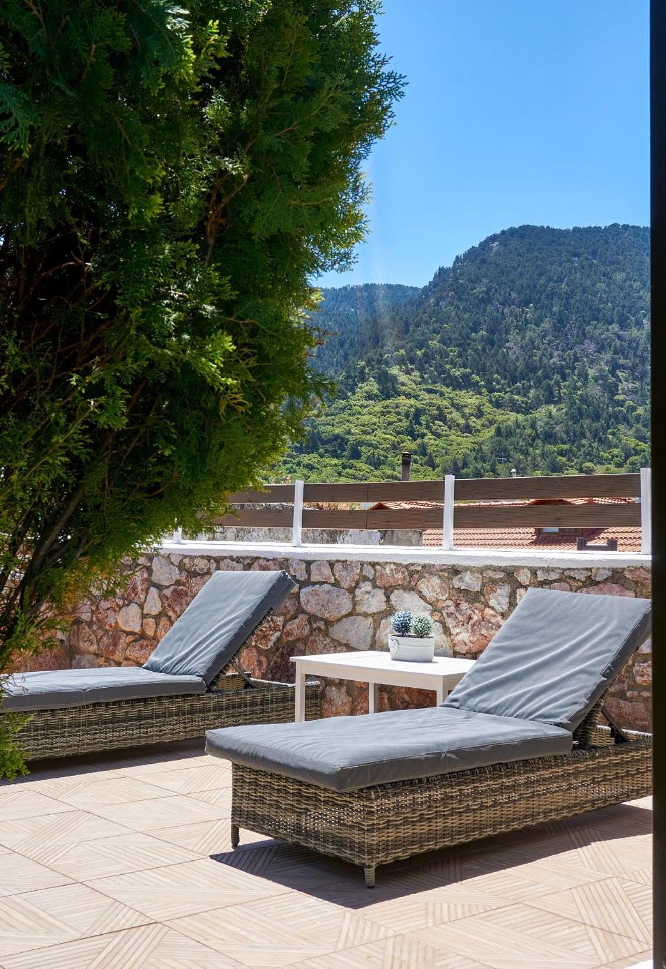 Fontana Luxury Villa Salakos With Pool Near Beach Екстер'єр фото